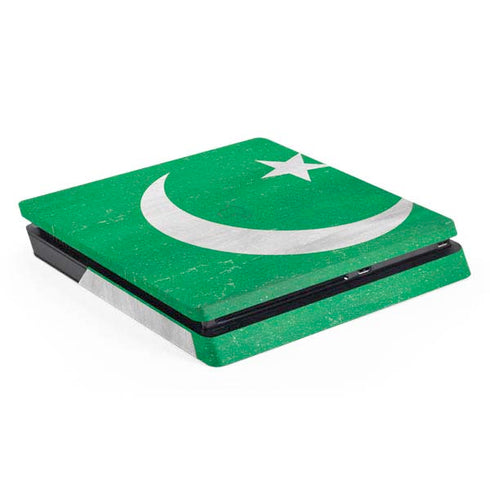Pakistan Flag Distressed PlayStation PS4 Skins