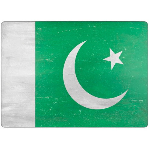 Pakistan Flag Distressed Surface Laptop 7 13.8in Skin