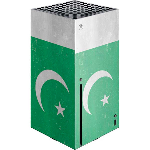 Pakistan Flag Distressed Xbox Series X Skins