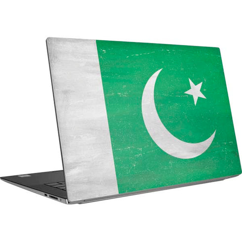 Pakistan Flag Distressed Dell XPS Skin