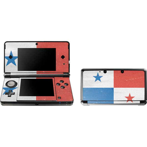 Panama Flag Distressed Nintendo Skins