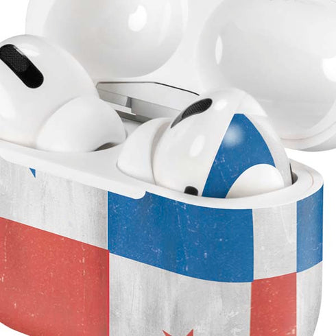 Panama Flag Distressed AirPods Skins