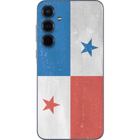Panama Flag Distressed Galaxy A35 5G Skin
