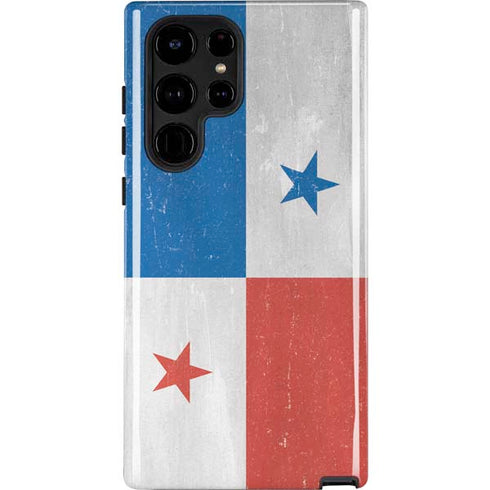 Panama Flag Distressed Galaxy Cases
