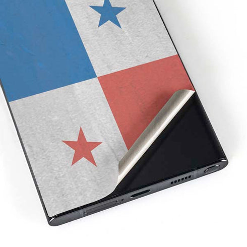 Panama Flag Distressed Galaxy S24 Ultra Skin
