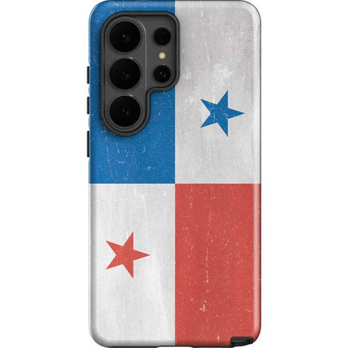 Panama Flag Distressed Galaxy S26 Ultra Impact Case
