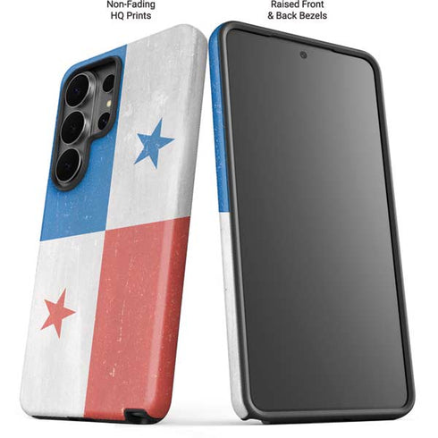 Panama Flag Distressed Galaxy S26 Ultra Impact Case