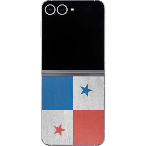 Panama Flag Distressed Galaxy Z Flip6 Skin