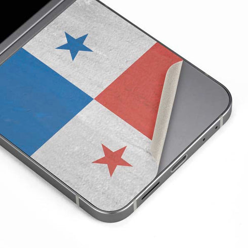 Panama Flag Distressed Galaxy Z Flip6 Skin