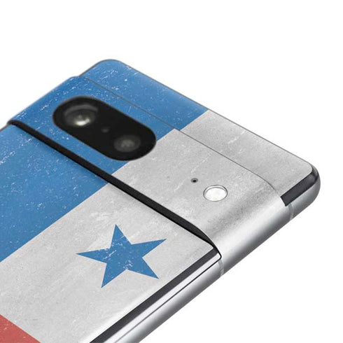 Panama Flag Distressed Pixel Skins