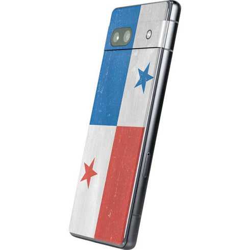 Panama Flag Distressed Google Pixel 7a Skin