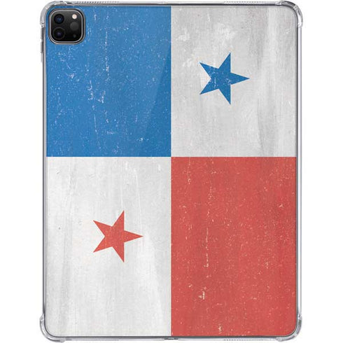 Panama Flag Distressed iPad Pro 11in (2024) Clear Case