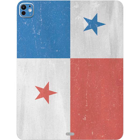 Panama Flag Distressed iPad Pro 13in M4 (2024) Skin