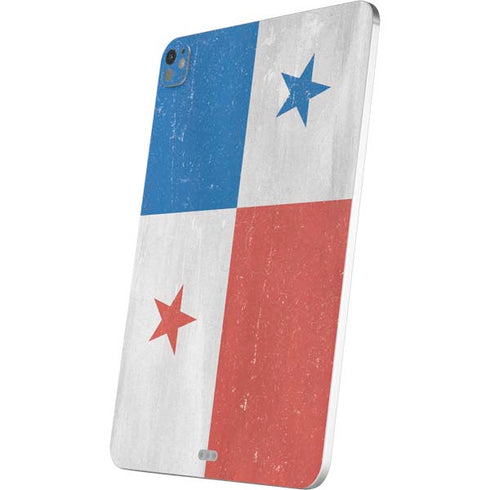 Panama Flag Distressed iPad Pro 13in M4 (2024) Skin