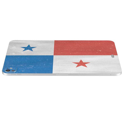 Panama Flag Distressed iPad Pro 13in M4 (2024) Skin