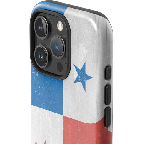 Panama Flag Distressed iPhone 16 Pro Max Impact Case
