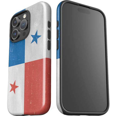 Panama Flag Distressed iPhone 16 Pro Max Impact Case