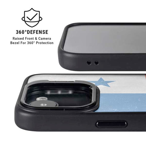 Panama Flag Distressed iPhone 16e Kickstand Case