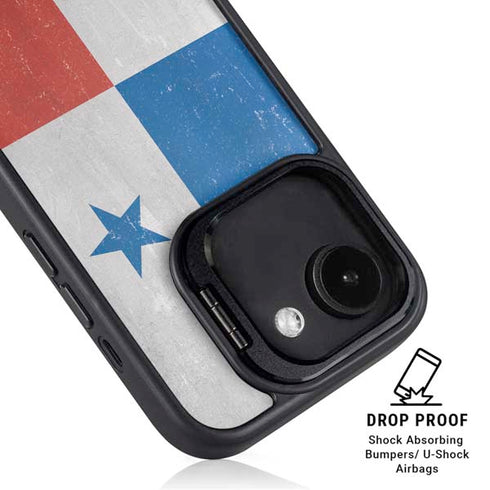 Panama Flag Distressed iPhone 16e Kickstand Case
