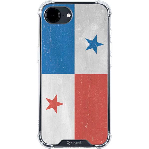 Panama Flag Distressed iPhone 16e Clear Case