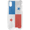Panama Flag Distressed iPhone XS Clear Case