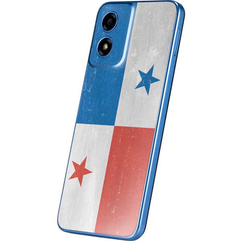 Panama Flag Distressed Moto G Play 4G (2024) Skin