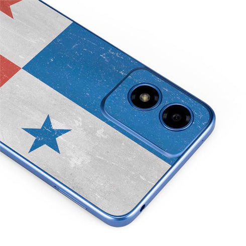 Panama Flag Distressed Moto G Play 4G (2024) Skin