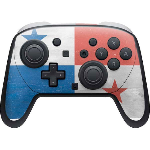 Panama Flag Distressed Nintendo Skins