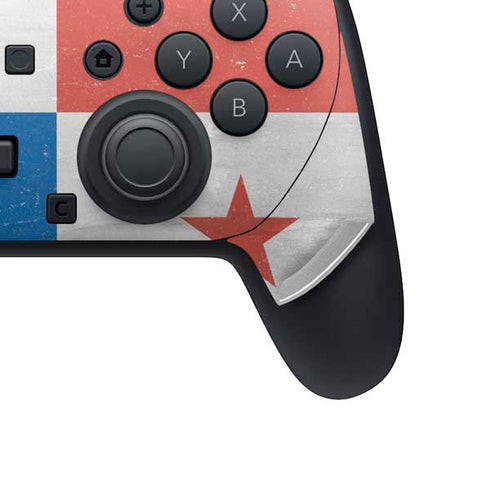 Panama Flag Distressed Nintendo Switch 2 (2025) Pro Controller Skin