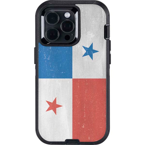 Panama Flag Distressed Otterbox Defender iPhone Skin