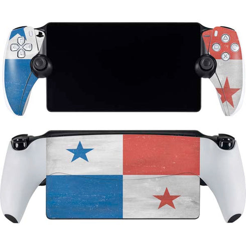 Panama Flag Distressed PlayStation Portal Remote Player Skin