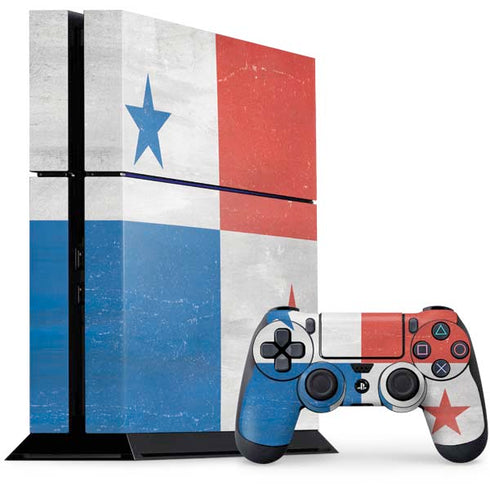 Panama Flag Distressed PlayStation PS4 Skins