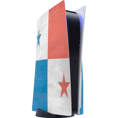 Panama Flag Distressed PlayStation PS5 Skins