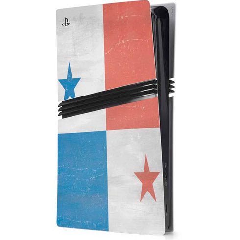Panama Flag Distressed PS5 Pro Console Skin