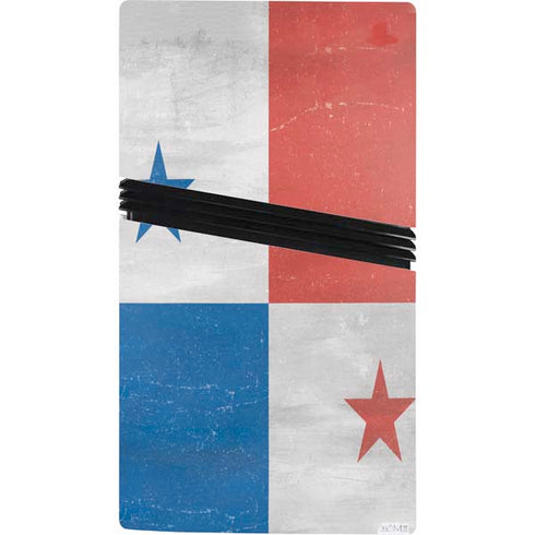 Panama Flag Distressed PS5 Pro Console Skin