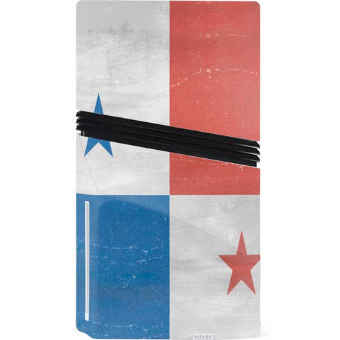 Panama Flag Distressed PS5 Pro Disk Bundle Skin