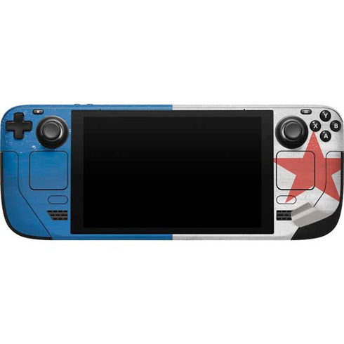 Panama Flag Distressed Steam Deck Handheld Gaming Computer Skin