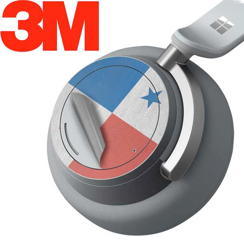 Panama Flag Distressed Surface Headphones Skin