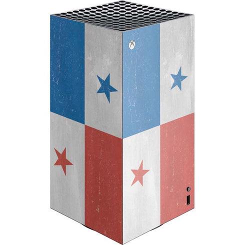 Panama Flag Distressed XBox Series X Digital Edition Console Skin