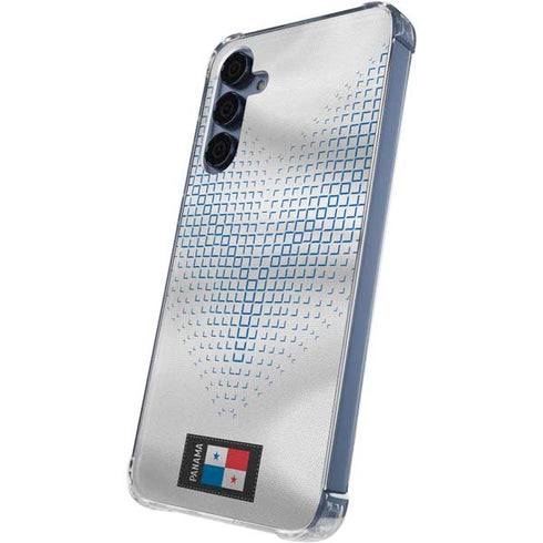 Panama Soccer Flag Galaxy A35 5G Clear Case