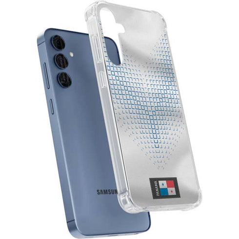 Panama Soccer Flag Galaxy A35 5G Clear Case