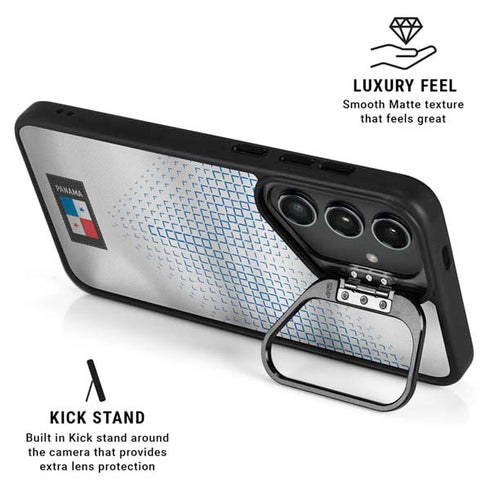 Panama Soccer Flag Galaxy S24 FE Kickstand Case