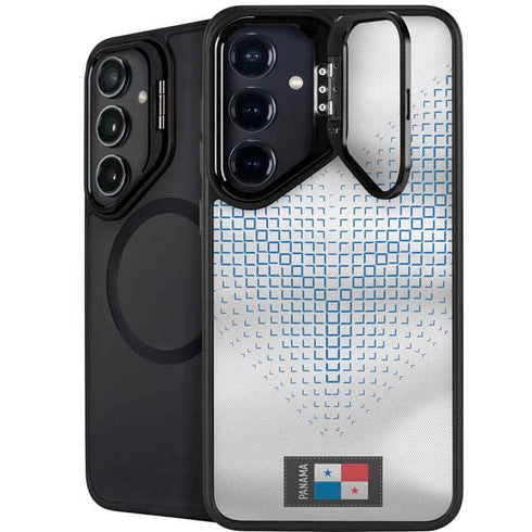 Panama Soccer Flag Galaxy S25 Kickstand Case