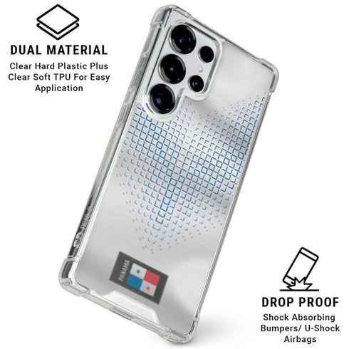 Panama Soccer Flag Galaxy S25 Ultra Clear Case