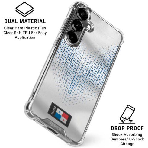 Panama Soccer Flag Galaxy S26 Clear Case