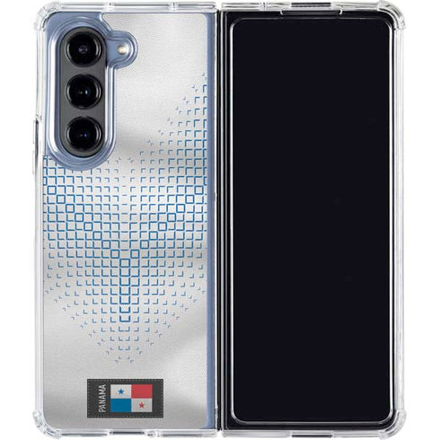 Panama Soccer Flag Galaxy Z Fold5 5G Clear Case
