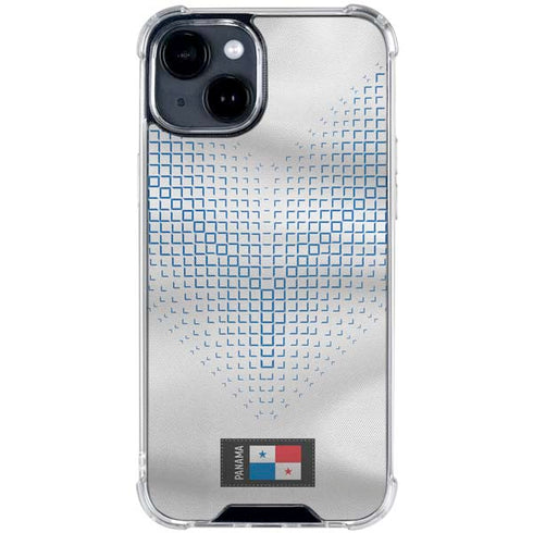 Panama Soccer Flag iPhone 15 Clear Case