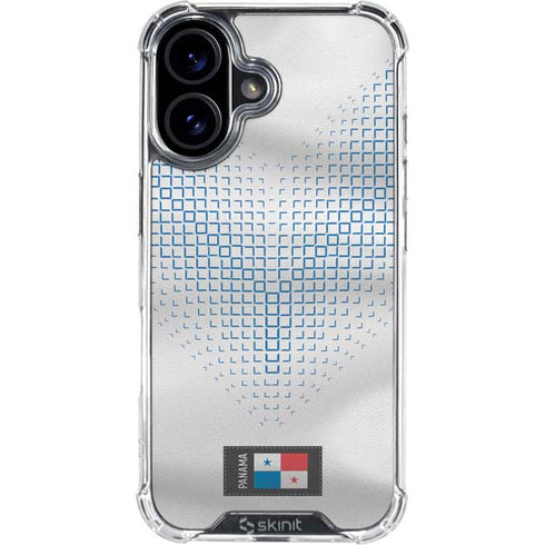 Panama Soccer Flag iPhone 16 Clear Case