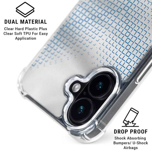 Panama Soccer Flag iPhone 16 Plus Clear Case