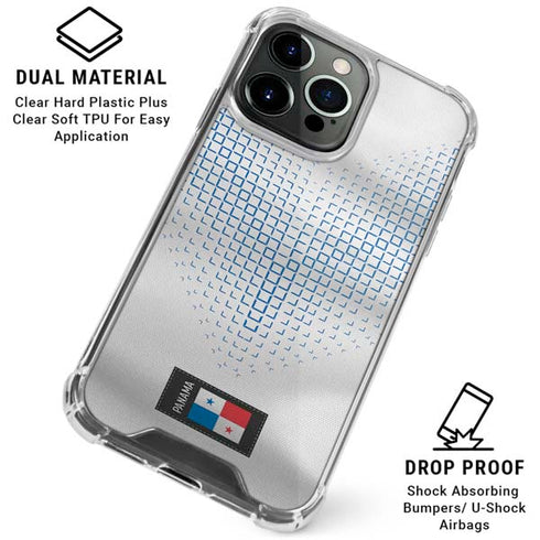 Panama Soccer Flag iPhone 16 Pro Clear Case